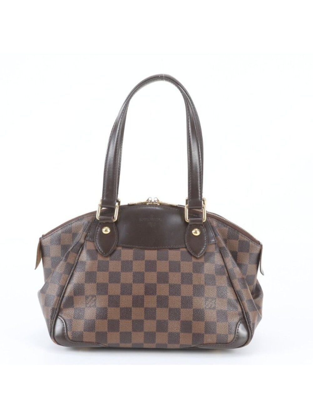 Louis Vuitton Damier Verona PM Leather Tote Bag Shoulder